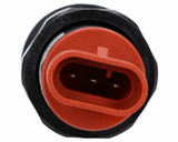 Interruttore a pulsante Pneutron giallo simbolo sollevatore alzato - Pneutron