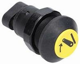 Interruttore a pulsante Pneutron giallo sollevatore abbassato - Pneutron