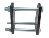 Staffa bilama completa per molla chisel 55x25,telaio 100x100 - Ama