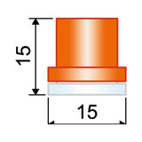 Ugello a cono ceramico HCI 40° arancione Asjsprayjet - Asj Spray-Jet