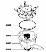 Tappo di chiusura adattabile a collettore De Laval - Ama
