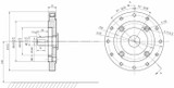 Motore a 4 Tempi Ohv 196cc,6,5Hp con Flangia - Ama