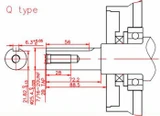 Motore a 4 Tempi Ohv 389cc 13,0Hp albero cilindrico Ø 25,4 mm - Ama