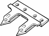 Dente doppio 4 fori adattabile Gaspardo 21120268 - Ama