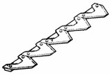 Lama 17 sezioni 3" lunghezza 1,27mt adattabile BCS - Ama