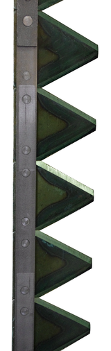 Lama 24 sezioni rigate per motofalciatrice adattabile Gaspardo FBR 1,75m - Ama