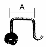 Brida rondella dado ø 8 - Ama