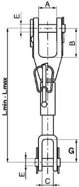 Braccio laterale sollevamento lunghezza 380-480mm - Ama