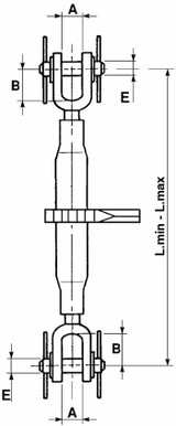 Braccio laterale di sollevamento con cric lunghezza 510-700mm - Ama