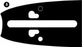 Barra Ama 16"  con spessore,050"-1,3 mm 66 maglie - Ama