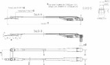 Bracci paralleli terg,lung,450-533mm - Ama