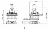 Rotatore da 5 T a 360° con flangia - Ferrari International