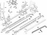 Guida lama interna inferiore adattabile Gaspardo FB925/FB940/FBR 21120045 - Ama