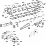 Sezione rigata svasata sotto a 3 fori adattabile al riferimento originale Gribaldi & Salvia 14672 - Ama