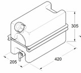 Serbatoio lavamani con rubinetto da 15L - Ama