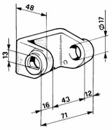 Cavallotto stopped destro Ø 13mm - Ama