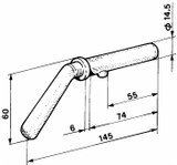 Chiavistello ø 14,5mm - Ama