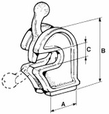 Chiusura a blocco per rimorchio Ø 24mm - Ama