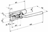 Chiusura anello quadro l=190mm - Ama