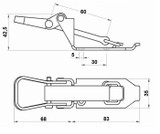Chiusura ferma utensile zincata per Ø 28-40 mm - Ama