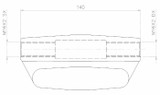 Manicotto catena stabilizzatrice adattabile CNH 584731 - Ama
