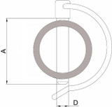 Spina per tubazioni ø8x45mm - Ama