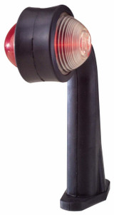 Luce di ingombro laterale a 90° Ama bianco/rosso alogena - Ama