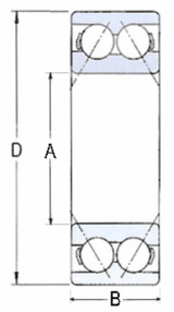 Cuscinetto adattabile a 3202 - Ama