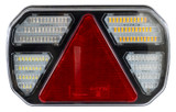 Fanale posteriore LED 12-24V Ama, lato destro, 245x40x151 mm - Ama