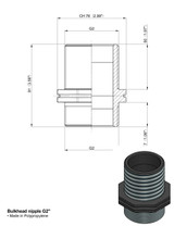 NIPPLO 2" FILETTO LUNGO ARAG 2502071 - Arag