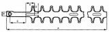 Lama doppia inferiore 651 mm - Ama
