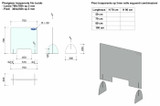 pannelli divisori protettivi 3mm base5mm  500x650 - Ama