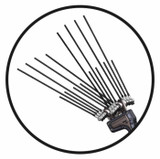 Astina carbonio per abbacchiatore 170mm - Ama