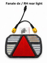 Kit luci posteriori a LED 12/24V cavo 8x2,5 m - Ama