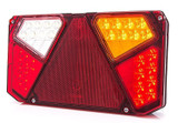 Fanale posteriore LED, lato sx, 12-24V, 242x58,2x134 mm - No brand