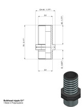 NIPPLO 1" FILETTO LUNGO - Arag