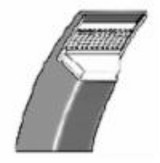 Cinghia trapezoidale SPZ sle 1613mm slp 1600mm - Ama