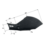 Raschietto per frangizolle sp. 8mm dx - Ama