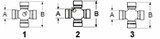 Crociera per cardano cat. 8 attacchi 35mm altezza 106,5mm - Ama Cardan
