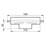 Coperchio per cisterne con Ø 110mm e altezza 33mm - Arag
