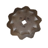 Coltello dentato Ø 95 foro quadrato 11x11mm per trincia - Ama