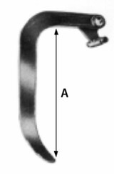 Ancora tiller per telaietto lungo - Ama