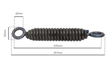Molla tiller con occhio girevole e filo da 11mm - Ama