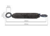 Molla tiller con occhio girevole e filo da 11mm - Ama