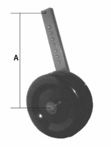 Ruota con regolazione di profondità da 300mm - Ama