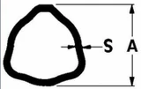 Tubo esterno lunghezza 3000mm per cardano omocinetico categoria 4 - Ama Cardan