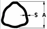 Tubo esterno lunghezza 3000mm per cardano omocinetico categoria 6 - Ama Cardan
