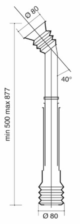 Tubo conducisemi lungo - Seat Plastic