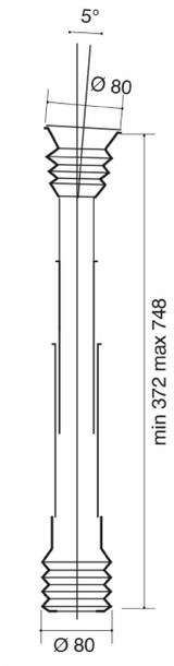 Tubo conducisemi corto - Seat Plastic