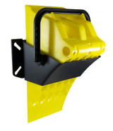 Porta cuneo ferma ruota con raggio 460mm nero - Seat Plastic